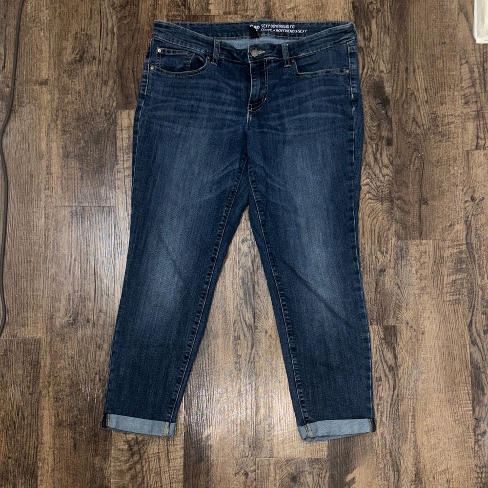 GAP Women's Dark Wash Ankle Jeans
